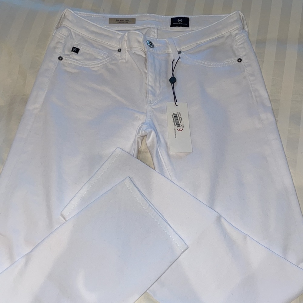 AG white jeans